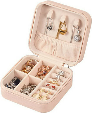Zippered Travel Jewelry Case