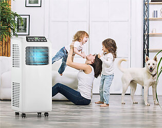Portable 8,000BTU Air Conditioner & Dehumidifier with Remote
