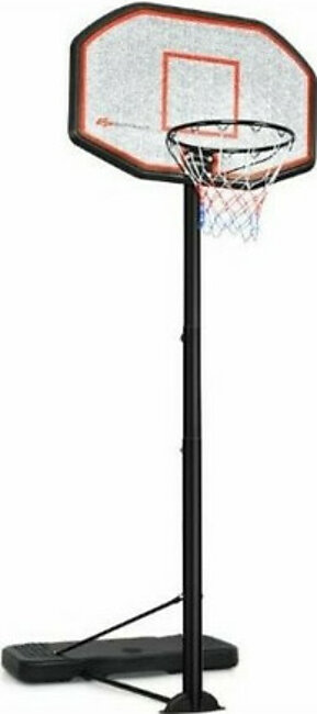Indoor/Outdoor Adjustable Height 10-Foot Basketball Hoop