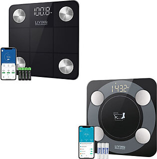 Living Enrichment® Body Fat/Weight/BMI Smart Scales with App
