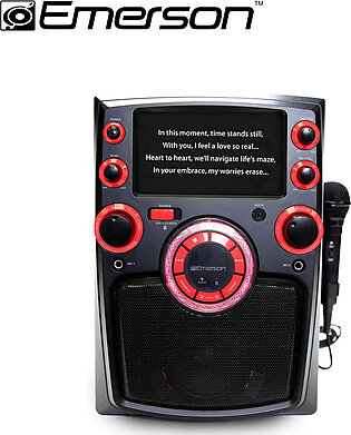 Emerson™ Portable Bluetooth Karaoke System with 7" LCD Display, EK-6002