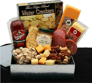 Gourmet Sausage & Cheese Snack Sampler Box