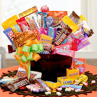 Happy Halloween Candy Cauldron of Treats