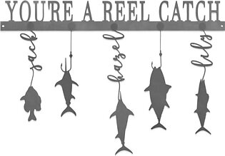 Personalized Steel Fish Wall Sign