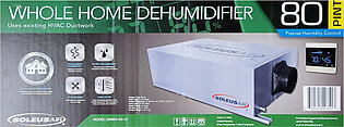 SoleusAir® 80-Pint Whole House Dehumidifier for HVAC with HEPA Filter