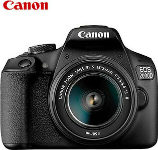 Canon EOS 2000D DSLR Camera with EF-S