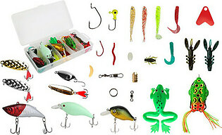 LakeForest® 94-Piece Fishing Lure Kit Tackle Box