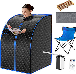 Portable Steam Sauna with Chair and Accessories