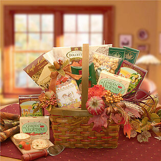 Harvest Blessings Gourmet Fall Gift Basket