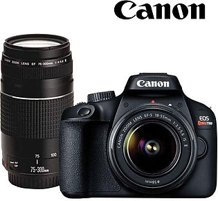 Canon EOS Rebel T100 DSLR Camera with EF-S 18-55mm f/3.5-5.6 DC III Lens