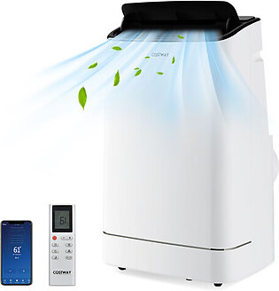 15,000-BTU Portable Air Conditioner with Heat and Auto Swing