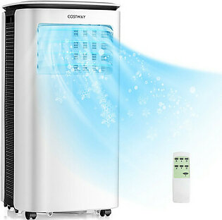 9,000BTU 3-in-1 Portable Air Conditioner with Fan and Dehumidifier