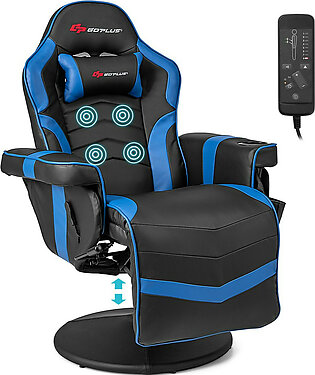 Massage Video Gaming Recliner Chair with Adjustable Height