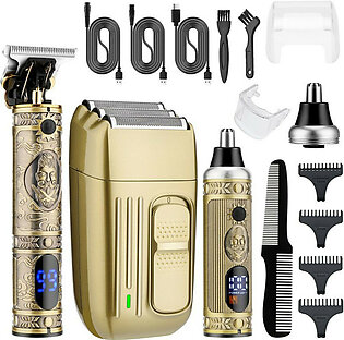 Hair Trimmer Clippers for Men Nose Hair Trimmer Shaver Set Electric Shaver Razor for Hair Cutting Grooming Kit