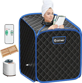 Portable Steam Spa Sauna with 9 Temperature Levels + Chair