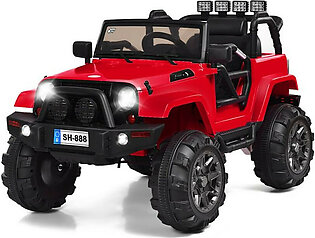 12V Kids' Ride-On Truck with Bluetooth Remote Control