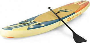 Yellow and Orange 10.5- or 11-Foot Inflatable Stand-up Paddle Board