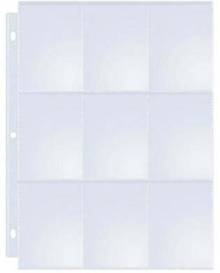 Double-Sided Trading Card Clear Plastic Protectors (20 Pack)