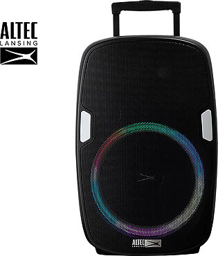 Altec Lansing SoundRover Wireless Trolley Speaker with Microphone & Lights