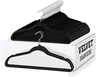 Non-Slip Velvet Clothes Hanger, 30 or 50 ct.