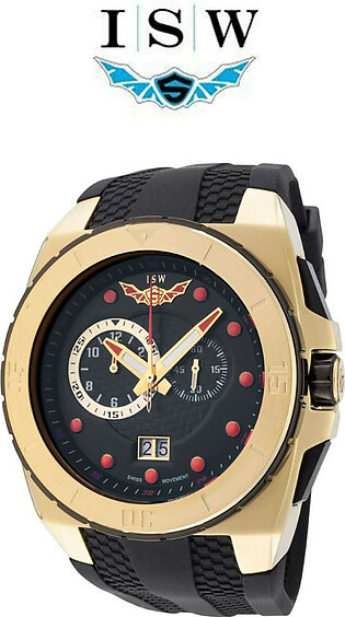 ISW Men's Classic Black Dial Watch