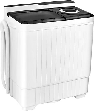 Portable 2-in-1 Washing and Drying Machine with Built-In Drain Pump