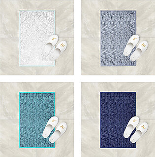 Non-Slip Thick and Soft Absorbent Chenille Bath Mat