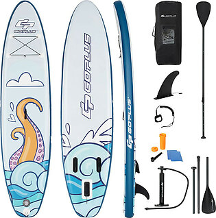 Inflatable Stand-up Paddle Board with Aluminum Paddle & Pump