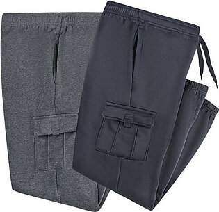 Men's Fleece Cargo Pants (2-Pack)