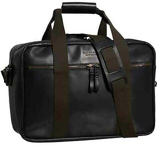 Dawson Duffel Bag - Leather, Black
