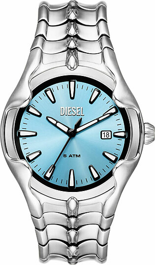 Vert three-hand date stainless steel watch