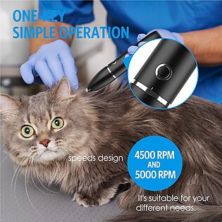2 Speed Dog Clippers for Grooming Brifit Waterproof Cordless Pet Trimmers Grooming Kit with 2 Blade Professional Small Cat Paw Trimmer Low Noise for Trimming Dog’s Hair Around Paws Eyes Ears Face Rump