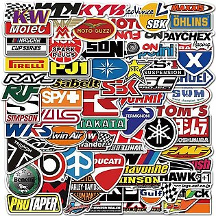 100 Racing car Stickers ,Anime Stickers ,Vinyl Waterproof Stickers for Water Bottles Laptop Stickers Decal Cartoon Decals Skateboard Stickers …