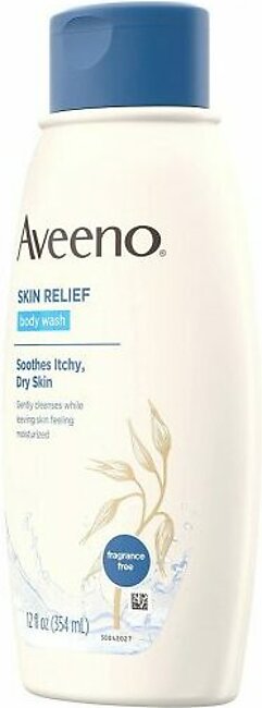Aveeno Active Naturals Skin Relief Body Wash, Fragrance Free, 12 Fl. Oz