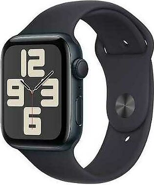 Apple Watch SE (GPS) 44mm Midnight Aluminum Case with Midnight Sport Band - S/M - Midnight