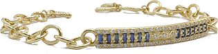 Baguette ID Chain Bracelet