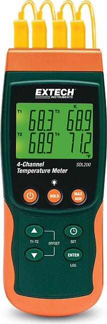 Extech SDL200 4-Channel Datalogging Thermometer