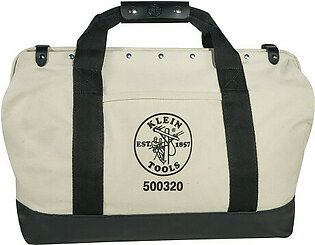 Klein 5003-20 20" Leather-Bottom Canvas Tool Bag