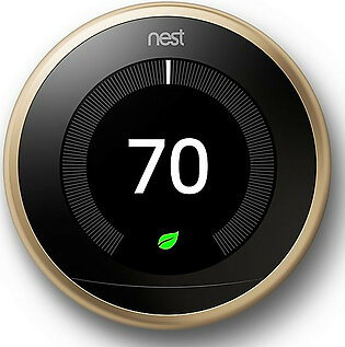 Google Nest Learning Thermostat - Brass