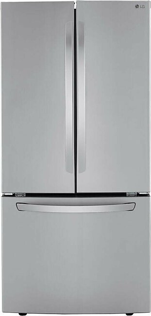LG 33 Inch 3-Door French Door Refrigerator in Stainless Steel 25.1 Cu. Ft. (LRFCS2503S)