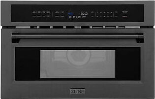 ZLINE 30 in. 1.6 cu ft. Black Stainless Steel Built-in Convection Microwave Oven (MWO-30-BS)