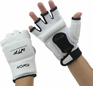 Boxing Gloves Half Finger PU Leather MMA Fighting