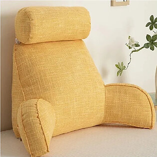 Backrest Reading Pillow Sofa Cushion Memory Foam with Arm Rest