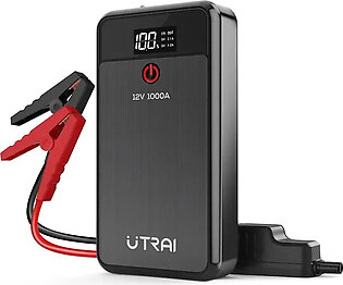 Car Jump Starter 1000A Battery Charger 8000mAh Emergency Power Bank Booster with LED Lighting