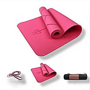 Yoga Mat with Position Line Non Slip Carpet Mat, For Beginner Environmental Fitness Gymnastics Mats
