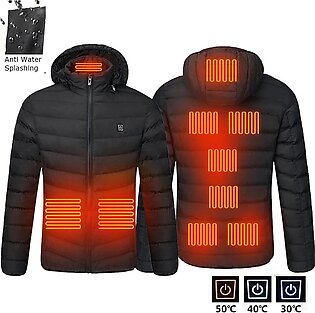 Heated Jacket – Outdoor Electric Heating Jackets Warm Sprots Thermal Coat Clothing Heatable Cotton jacket