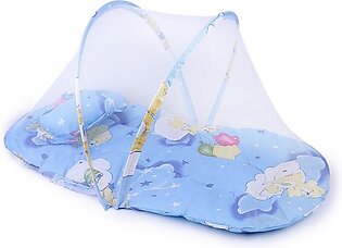 Portable Baby Lounger Bed Zipper Mosquito Net Tent Crib