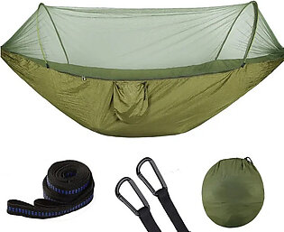 Camping Hammock Anti-Mosquito Portable Outdoor Hammock with Stand Accessories