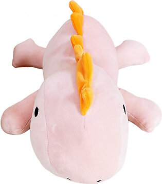 Dinosaur Plush Doll – Baby Soft Stuffed Plush Weighted Throw Pillow – Pink