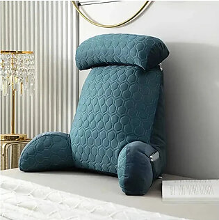 Reading Pillow Memory Foam Cushion Backrest Pillow With Arm Rest